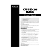 Roland Cube-30 Bass manual cover