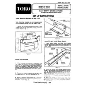 Toro HMR 1200 32-inch 59176 Bagger manual cover