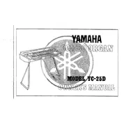 Yamaha YC-25D Keyboard manual cover