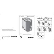 Brandt TTE-K30PX Toaster manual cover