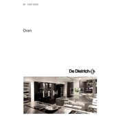 De Dietrich DOP1190B Oven manual cover