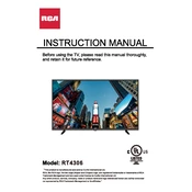 RCA RT4306 TV manual cover