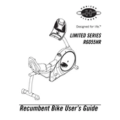 Horizon Fitness R6055 2005 Recumbent Bike manual cover