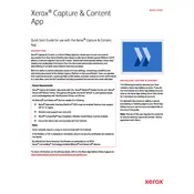 Xerox Capture & Content Application manual cover