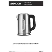 Sencor SWK 1760BK Kettle manual cover