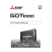 Mitsubishi GOT1000 GT15 Graphic Terminal manual cover