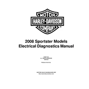 Harley-Davidson Sportster 2008 Motorcycle manual cover