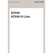 Hyundai Kona 2023 SUV manual cover