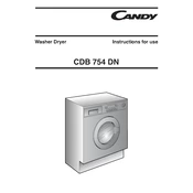 Candy CDB 754DN 1-80 manual cover