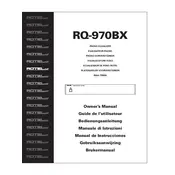 Rotel RQ-970BX Equalizer manual cover