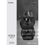 Canon VIXIA HF G20 manual cover