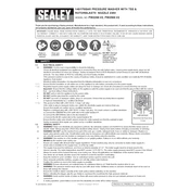 Sealey PW2200.V2 Pressure Washer manual cover