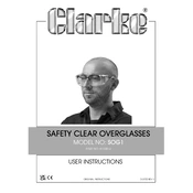 Clarke 8133812 SOG1 Safety Clear Overglass manual cover