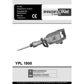 Profiline YPL 1900 3908204972 Demolition Hammer manual cover