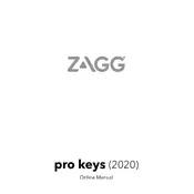 Zagg Pro Keys Keyboard manual cover