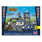 Mega Bloks Mattel Adventure Force Police Station DBH96 Construction Set manual cover