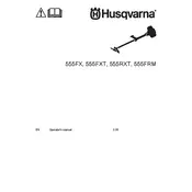 Husqvarna 555FRM Brushcutter manual cover