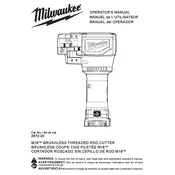 Milwaukee M18 2872-20 Cutter manual cover