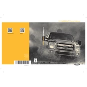 Ford F-250 Super Duty 2015 manual cover