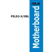 ASUS P5LD2-X-GBL Motherboard manual cover