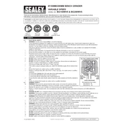 Sealey BG150WVS Grinder manual cover