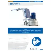 Blastrac BMG-535PRO Grinder manual cover