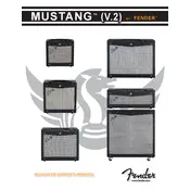 Fender Mustang I V.2 2300100900 120V 60Hz DS Amplifier manual cover