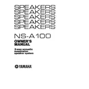 Yamaha NS-A100 Speaker manual cover