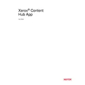 Xerox Content Hub Application manual cover