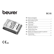 Beurer BC 85 Bluetooth Blood Pressure Monitor manual cover