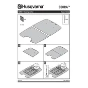 Husqvarna CEORA Charging Station Support Plate Lawn Mower manual cover