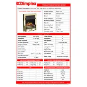 Dimplex Optimyst Inset RTOPI20BR Electric Fire