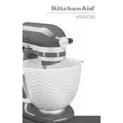 KitchenAid KSM2CB5LW Bowl manual cover