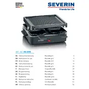 Severin RG 2370 Raclette manual cover