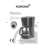 Korona 10110 Coffee Maker manual cover