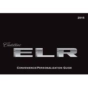 Cadillac ELR 2015 manual cover