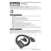 Sealey TST22 Tester manual cover