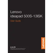 Lenovo IdeaPad 500S-13ISK Laptop manual cover