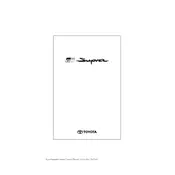 Toyota Supra Navigation System 2023 Sports Car manual cover