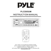 Pyle PLCD95USMP MP3 Player manual cover