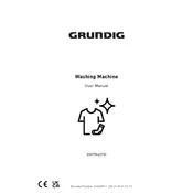 Grundig GW75962TW Washing Machine manual cover