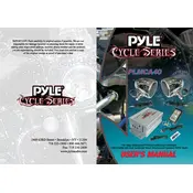 Pyle PLMCA40 Speaker manual cover