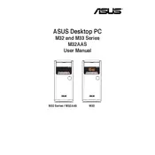 ASUS M32AAS CPU manual cover