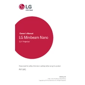 LG PV150G PV150G.AUS Projector manual cover