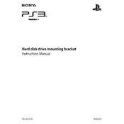 Sony PlayStation 3 PS3 CECH-ZCD1 manual cover