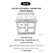 AGA Six Four Series Ceramic Hob Cooker