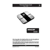 Sencor SBS 6015BK Scale manual cover