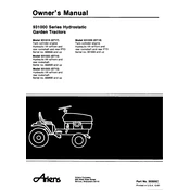 Ariens 931000 Series 931022 Tractor manual cover