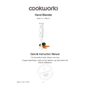 Cookworks 7006942 HB951H2 Blender manual cover