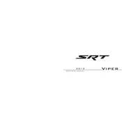 Dodge Viper SRT 2013 Sports Car manual cover